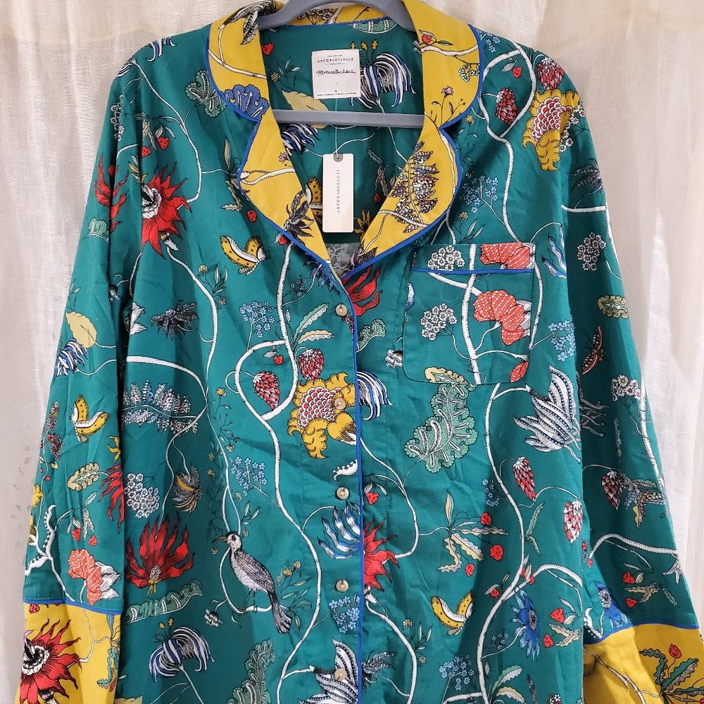 Florence Balducci pajama top for Anthropologie XL NWT